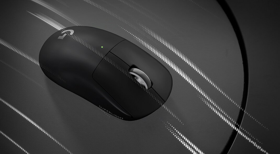 Мышь LOGITECH G PRO X Superlight 2 Lightspeed: элегантный, удобный, минималистичный дизайн, плавная работа.