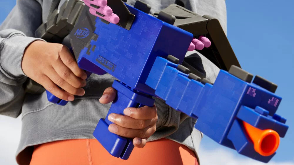 Wyrzutnia Nerf Minecraft Ender Dragon  - strzałki