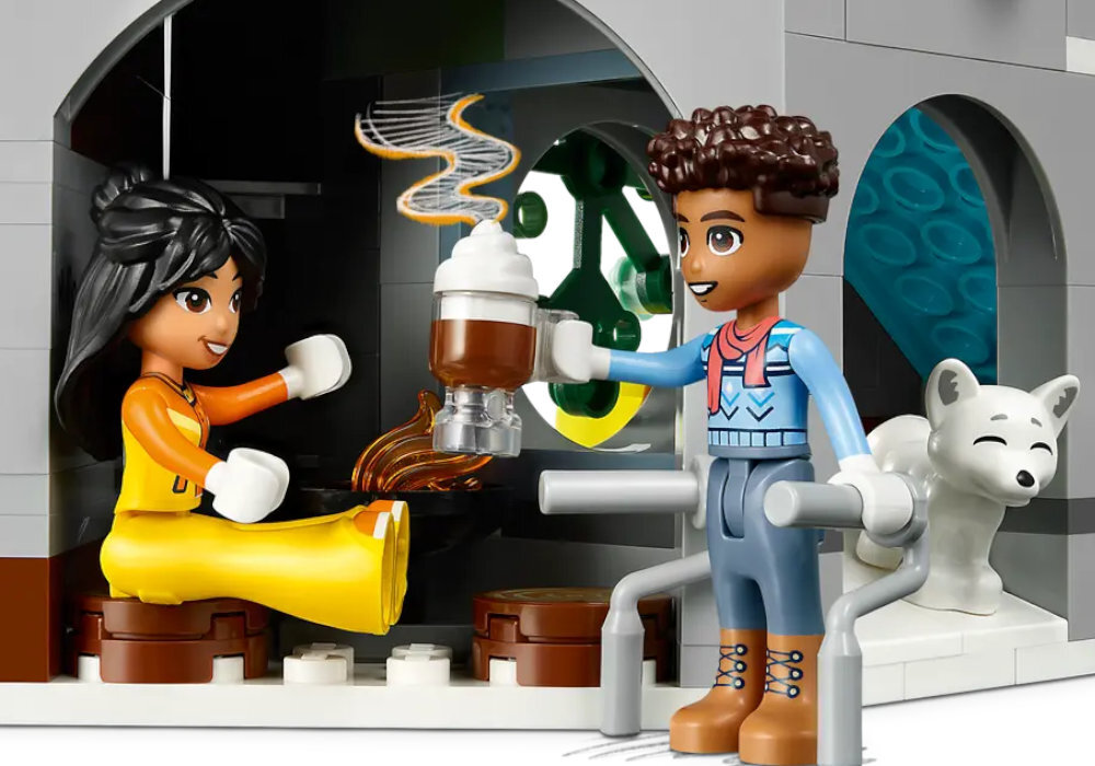 LEGO 41756 Friends Stok narciarski i kawiarnia zabawa edukacja rozwój wyposażenie kreatywność
