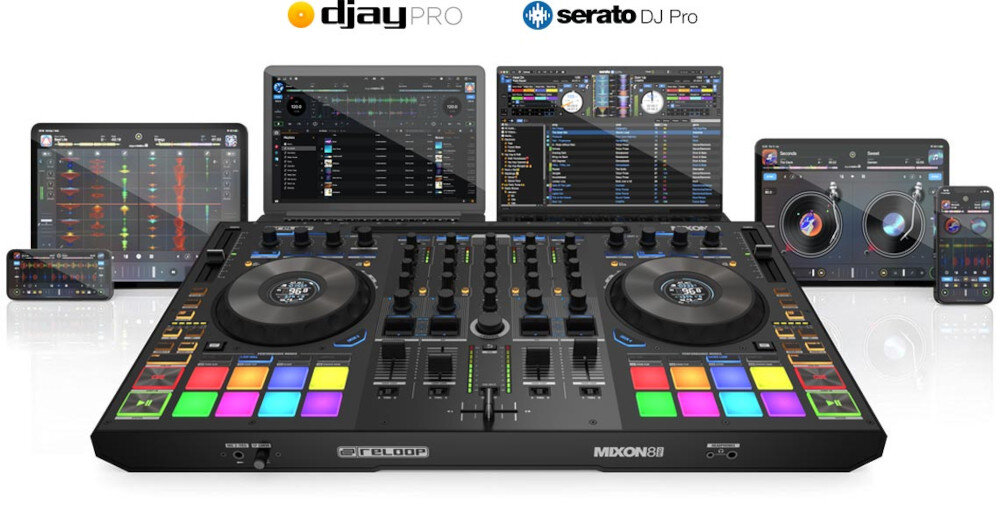 Kontroler DJ RELOOP Mixon 8 Pro elastyczność i wszechstronność