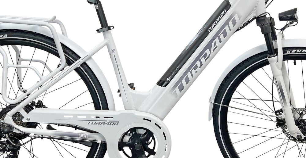 Rower elektryczny TORPADO Venere D18 28 cali damski Biały rama aluminiowa 18-calowa odporna na korozje rower jest zwinny lekki latwo go podniesc wybór rozmiaru ramy Twój wzrost mierzony w zrelaksowanej pozycji typ roweru kalkulator rozmiaru ramy