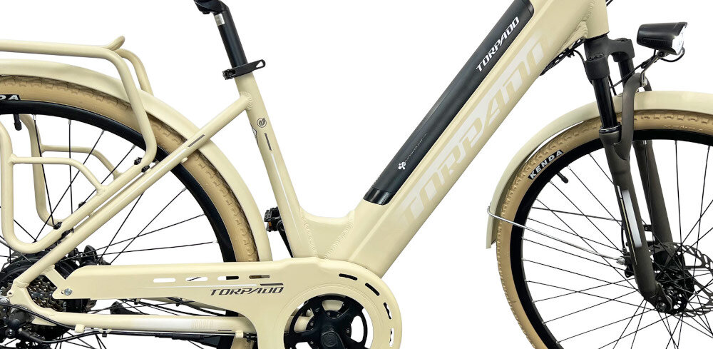 Rower elektryczny TORPADO Venere D18 28 cali damski Kremowy rama aluminiowa 18-calowa odporna na korozje rower jest zwinny lekki latwo go podniesc wybór rozmiaru ramy Twój wzrost mierzony w zrelaksowanej pozycji typ roweru kalkulator rozmiaru ramy