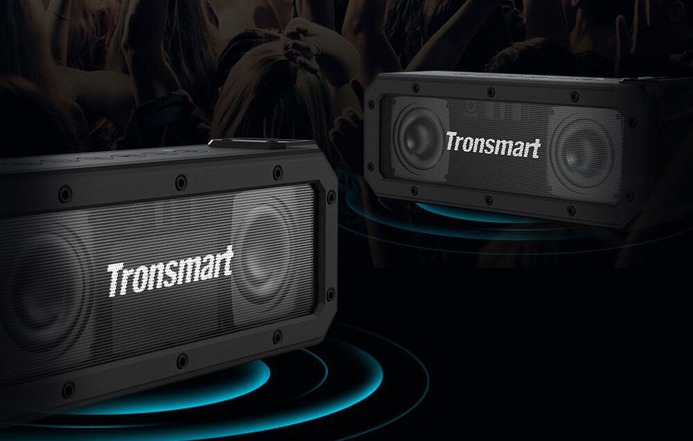 Głośnik mobilny TRONSMART Force+ Czarny dźwięk akustyka moc wrażenia