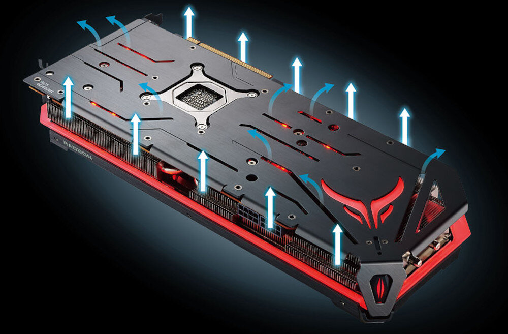 Karta graficzna POWERCOLOR Radeon RX 7800 XT Red Devil 16GB wytrzymałość płyta PCB trawłość