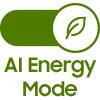  Ikona AI Energy Mode pralki EcoBubble AI Energy WW80CGC04DAB marki Samsung z Media Expert