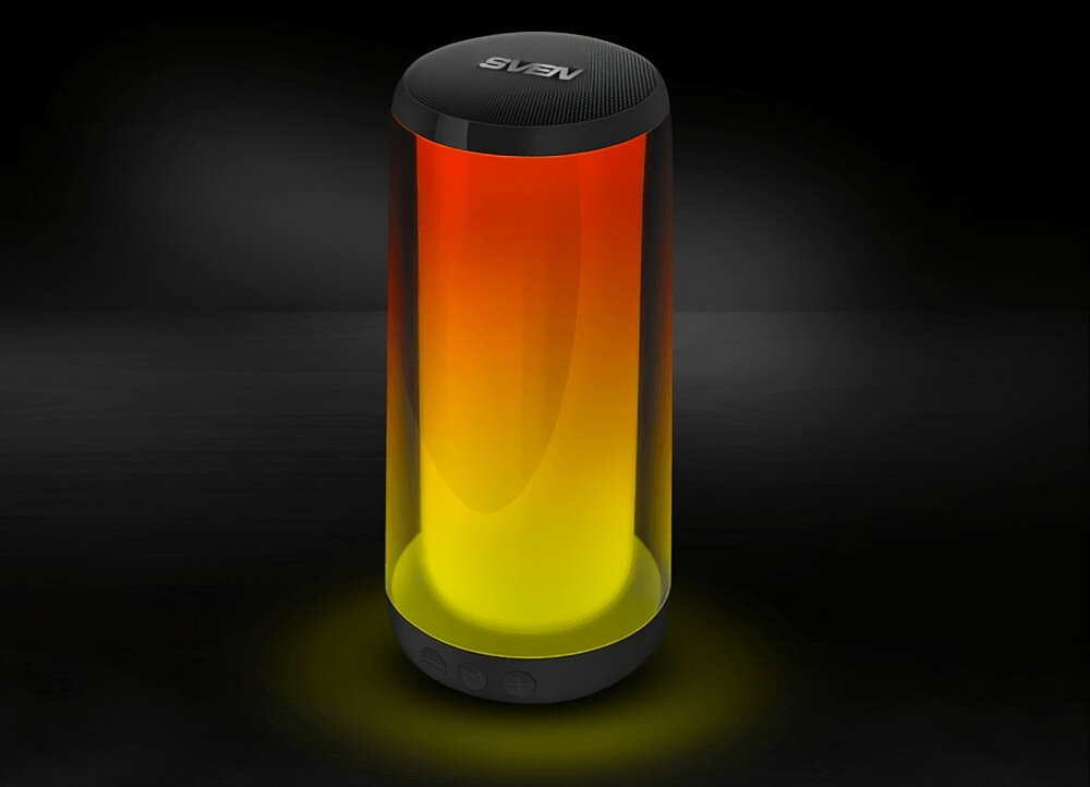 Głośnik mobilny SVEN PS-260 Czarny podświetlenie efekty przeznaczenie