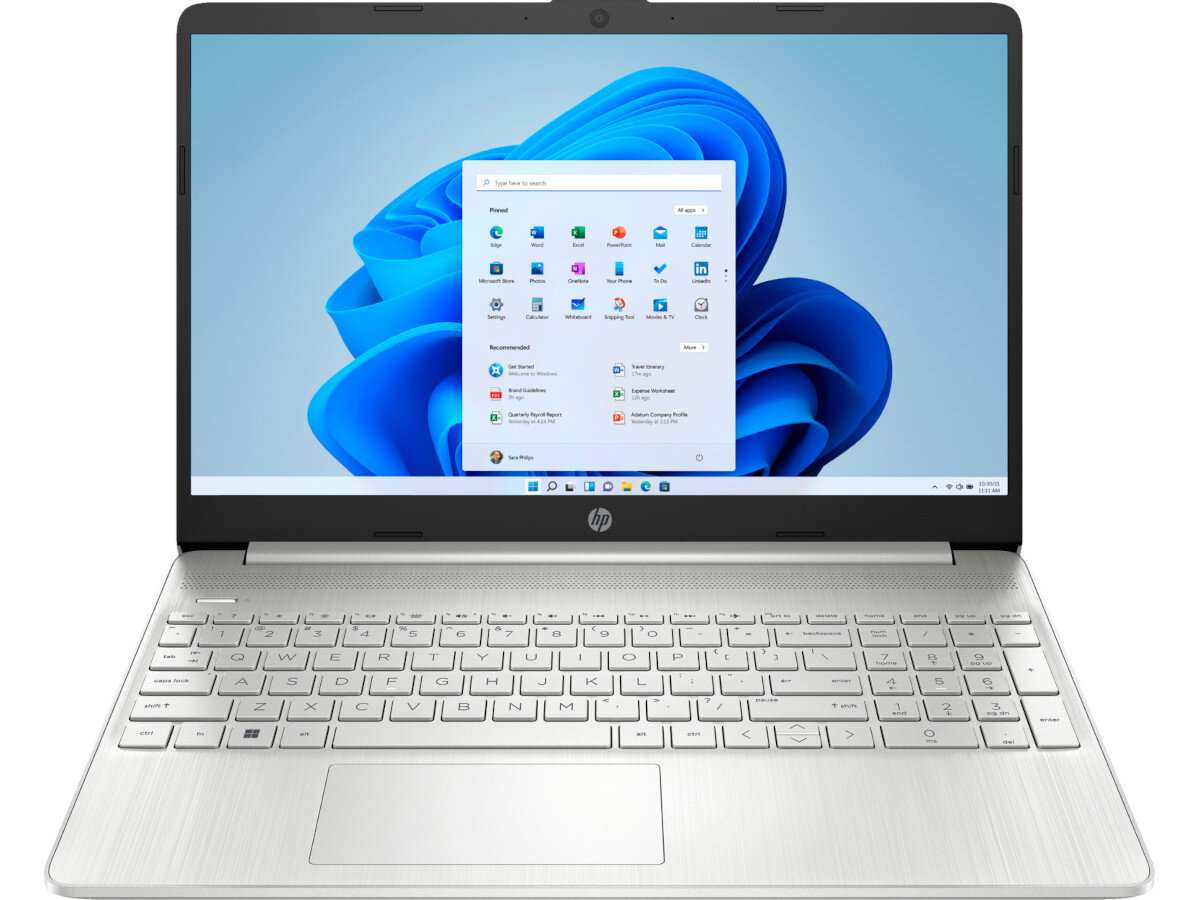 Laptop HP 15S-FQ5113NW 15.6 i3-1215U 8GB RAM 256GB SSD Windows 11 Home ekran rozdzielczość kolory matryca powłoka jakość