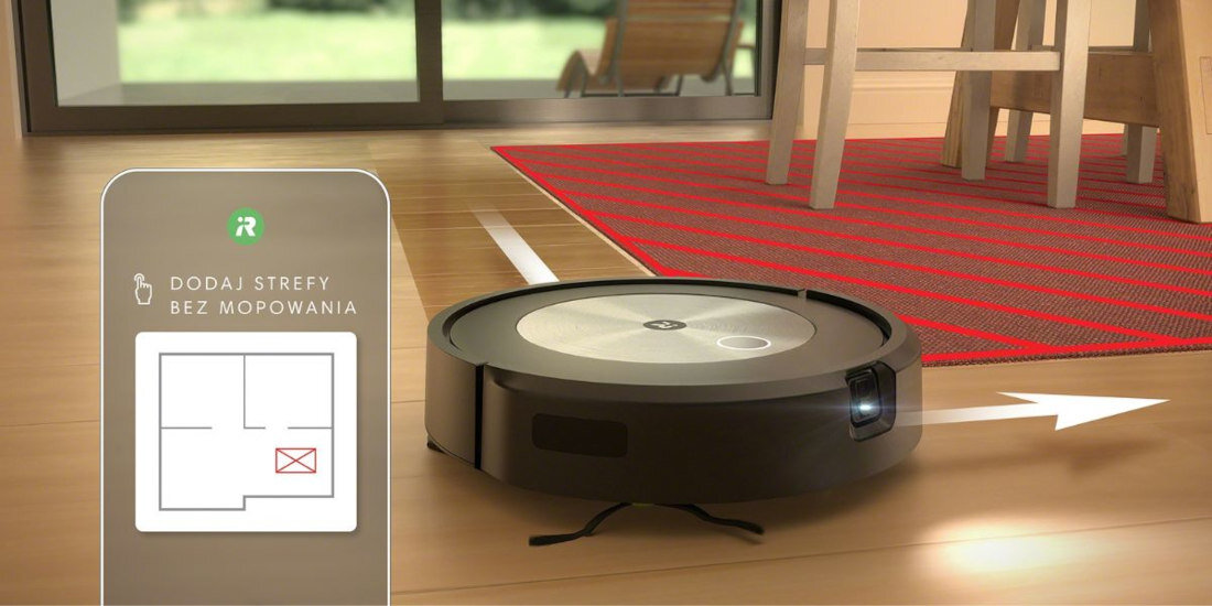 Robot sprzątający IROBOT Roomba Combo J5+ aplikacja iRobot Home