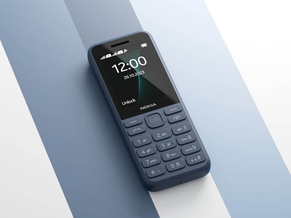 Telefon NOKIA 130 DS 2023 Granatowy wytrzymała bateria, duży głośnik, funkcja głośnomówiąca, radio fm, dual sim, mini sim