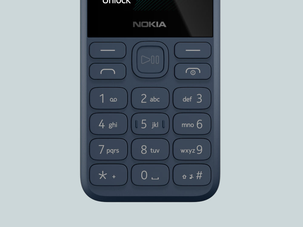 Telefon NOKIA 130 DS 2023 Granatowy klawiatura z przyciskami, 2,4 cala wyświetlacz, intuicyjny design, tradycyjna klawiatura, prosty interfejs