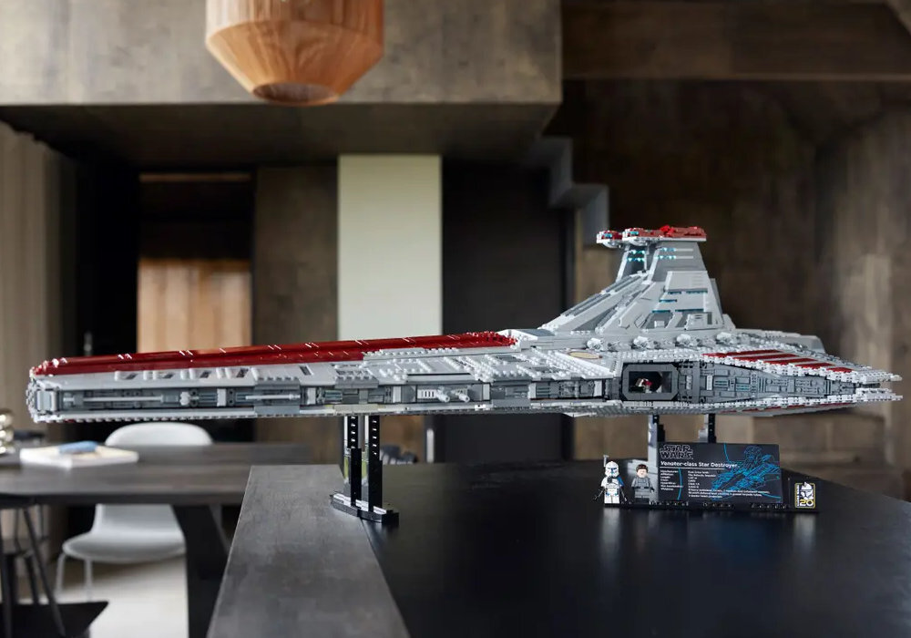 LEGO 75367 Star Wars Gwiezdny Niszczyciel typu Venator zabawa edukacja rozwój wyposażenie kreatywność