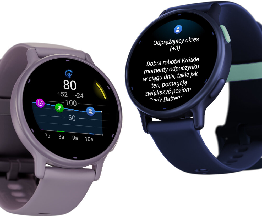 Zegarek sportowy GARMIN Vivoactive 5 ekran bateria czujniki zdrowie sport pasek ładowanie pojemność rozdzielczość łączność sterowanie krew puls rozmowy smartfon aplikacja