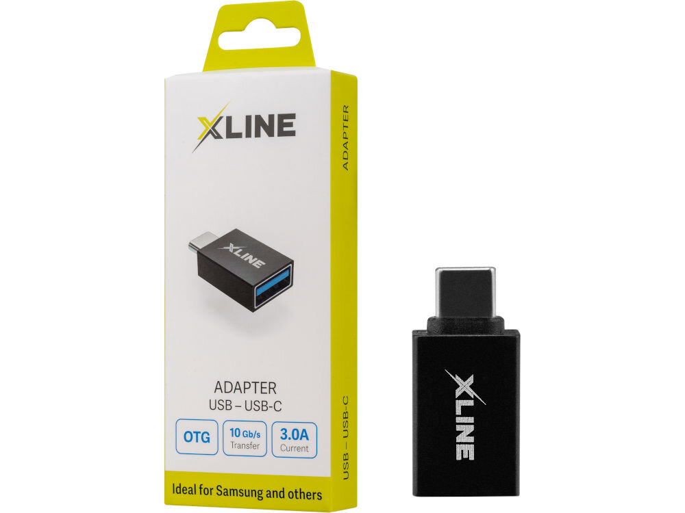 Adapter USB - USB Typ-C XLINE Czarny USB-A do USB-C
