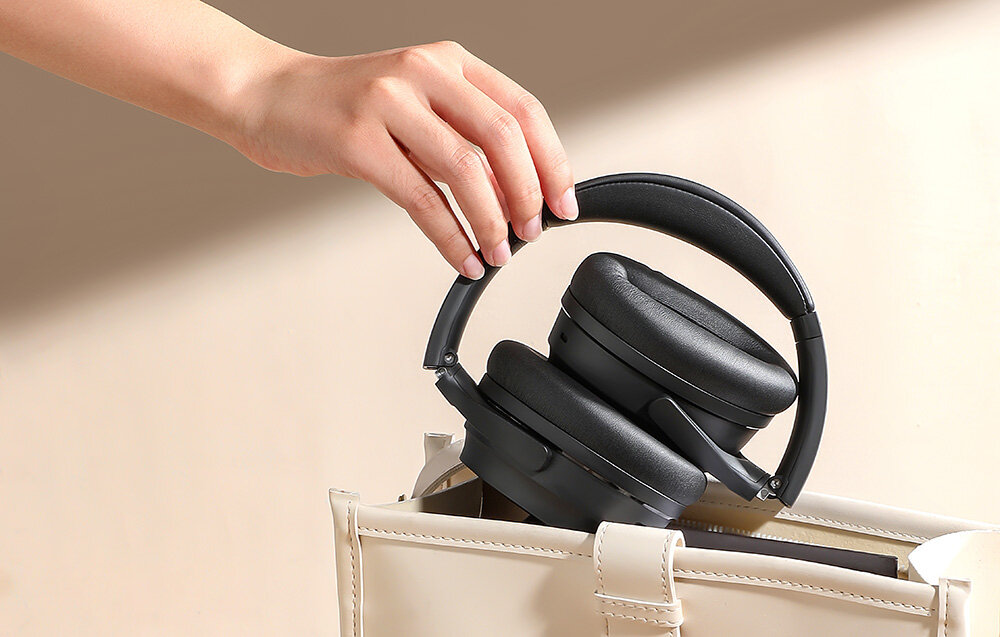 Słuchawki nauszne EDIFIER WH700NB design komfort lekkość dźwięk jakość wrażenia słuchowe ergonomia lekkość sport aktywność podróże czas pracy działanie akumulator