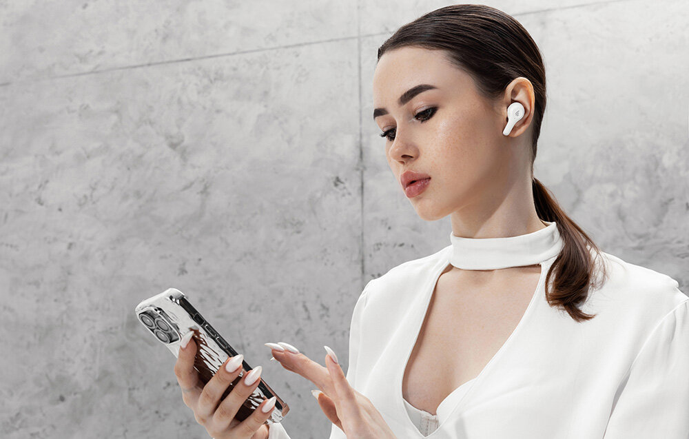 Słuchawki dokanałowe EDIFIER X5 Lite design komfort lekkość dźwięk jakość wrażenia słuchowe ergonomia lekkość sport aktywność podróże czas pracy działanie akumulator 