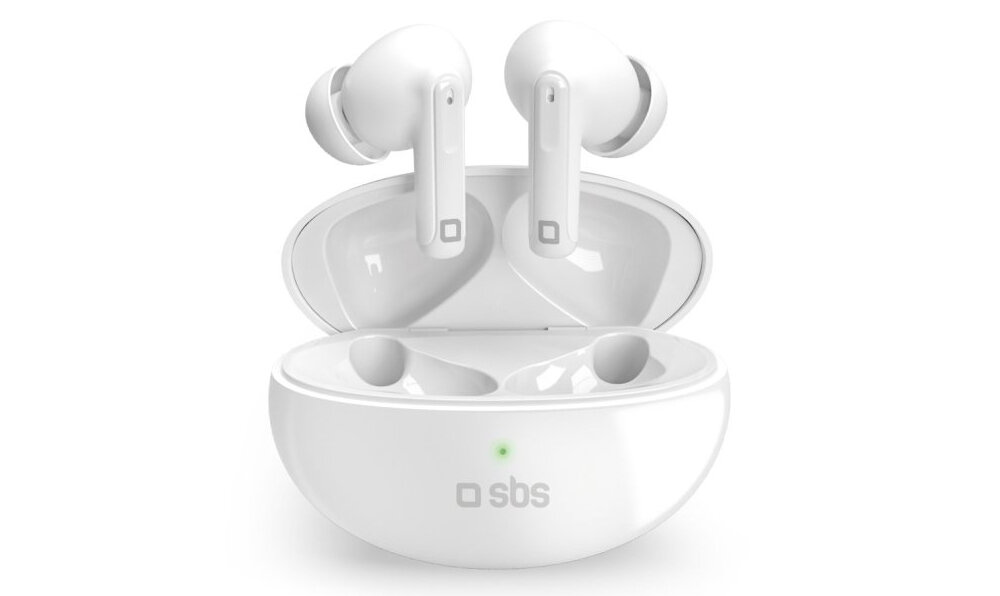 Słuchawki dokanałowe SBS Q-Pro Biały parametry audio bluetooth aktywna redukcja szumów częstotliwość odsłuch audio
