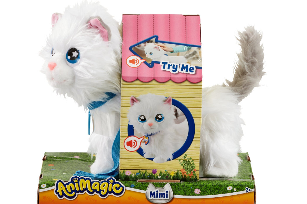 Zabawka interaktywna ANIMAGIC Kotek Mimi zabawa interaktywność radość wyobraźnia futerko wyposażenie