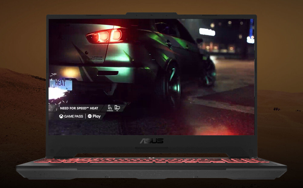 Laptop ASUS TUF Gaming A15 ekran przekątna rozdzielczość matryca