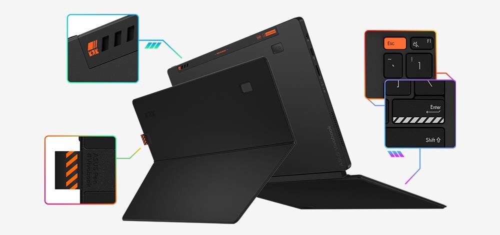 Laptop ASUS Vivobook 13 Slate OLED - styl 