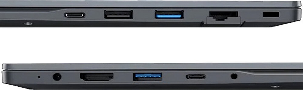 Laptop CHUWI GemiBook Plus 15.6 IPS N100 8GB RAM 256GB SSD Windows 11 Home porty złącza