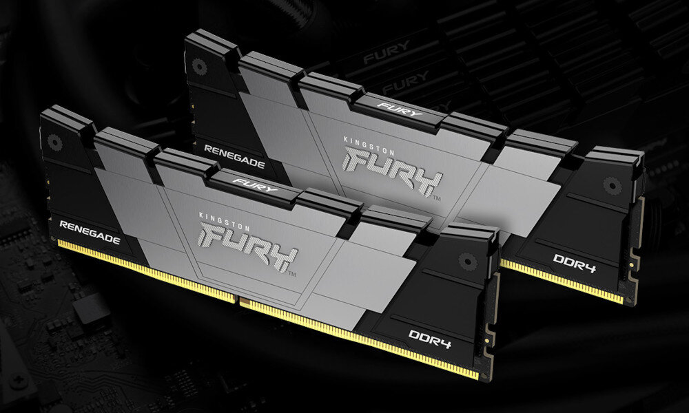 Pamięć RAM KINGSTON Fury Renegade Black 32GB 3600MHz parametry pojemność taktowanie opóźnienia typ DDR4