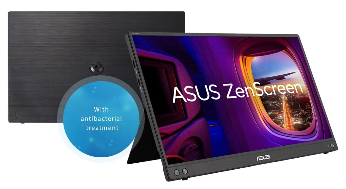 Monitor ASUS ZenScreen MB16AHV - Bezpieczna praca   
