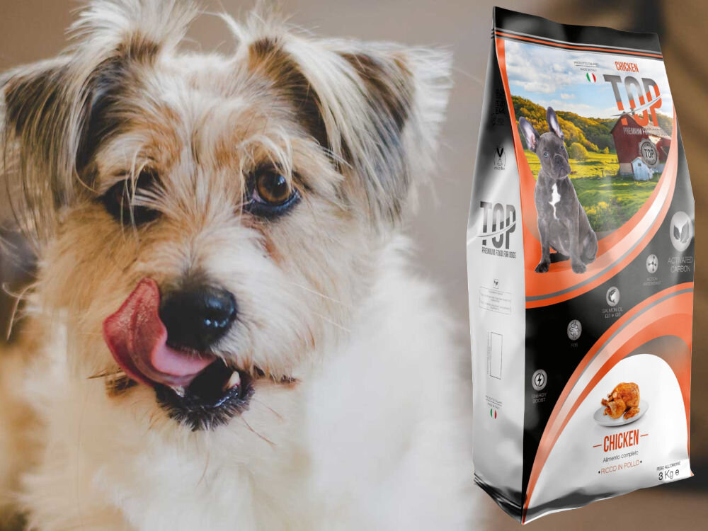 Karma dla psa TOP PREMIUM FOOD FOR DOGS Kurczak S/M 3 kg