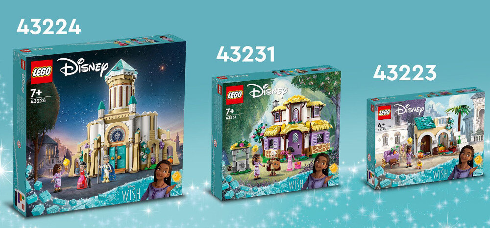 KLOCKI LEGO DISNEY ASHA W ROSAS 43223 łączenie zestawów