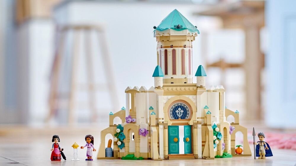 LEGO 43224 Disney Zamek króla Magnifico    klocki elementy zabawa łączenie figurki akcesoria figurka zestaw 