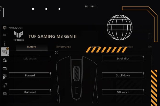 Mysz ASUS TUF Gaming M3 Gen II - Armoury Crate   