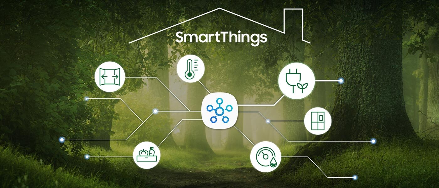 Połącz domowe urządzenia w aplikacji SmartThings i kontroluj je, monitorując zużycie energii elektrycznej