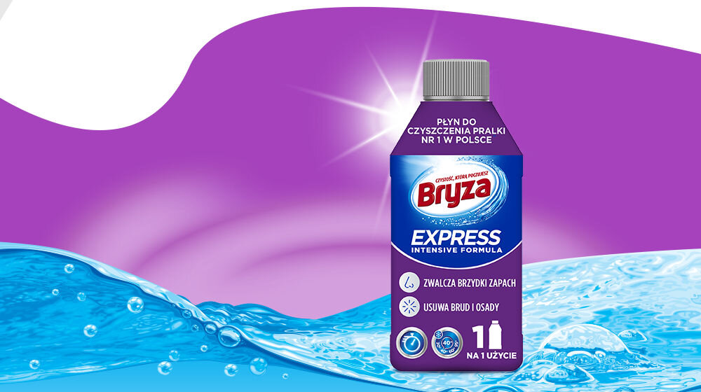 Płyn do czyszczenia pralki BRYZA Express 250 ml porada stosowanie