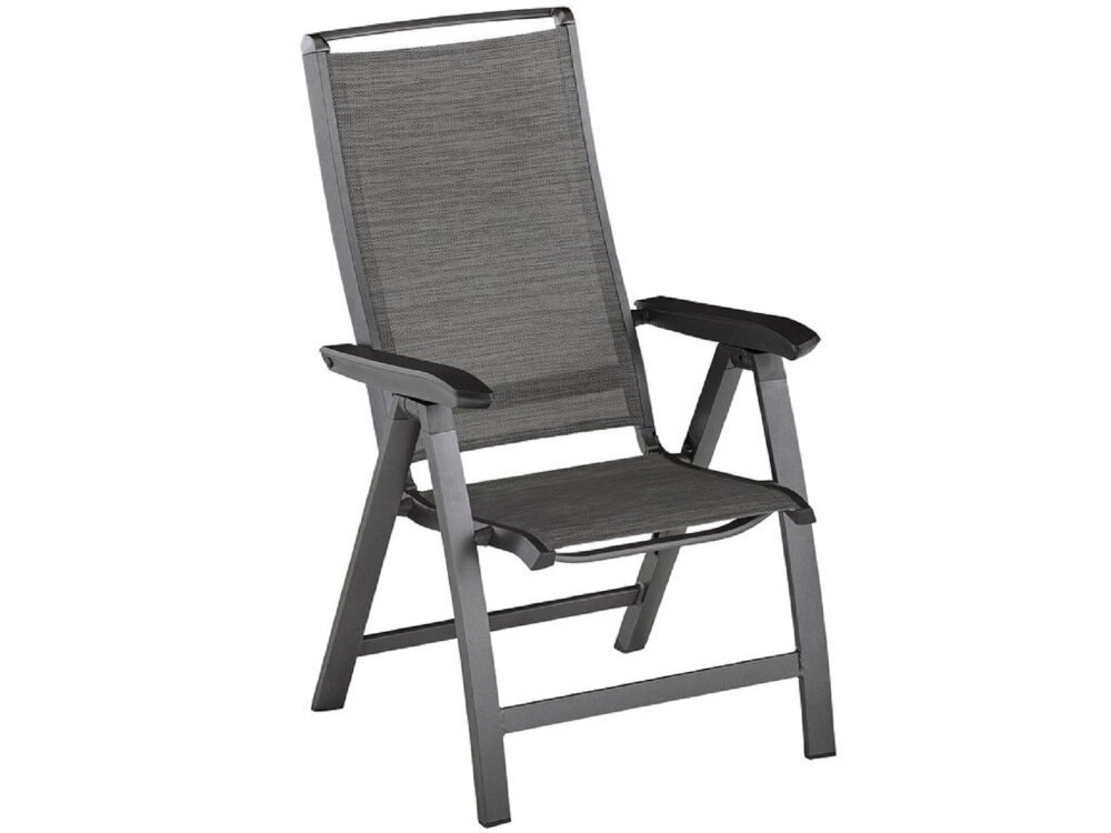 Krzesło ogrodowe KETTLER Forma II 0104701-0600 Antracytowy wielopozycyjny estetyczny solidne wykonanie niezrownany komfort z wysokiej jakosci aluminium