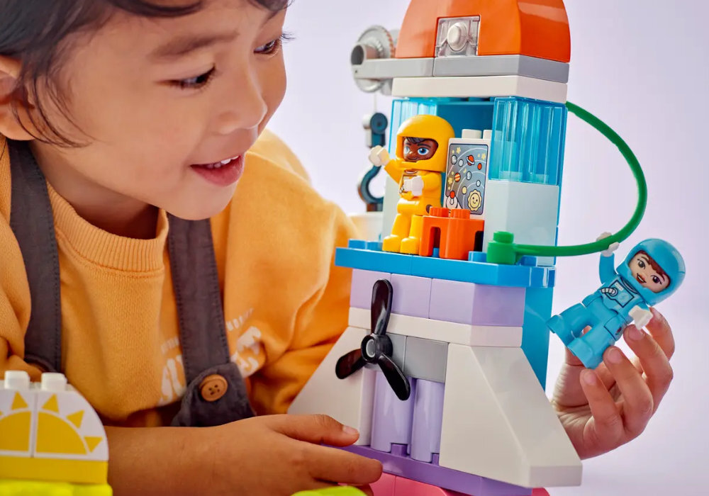LEGO 10422 DUPLO Przygoda w promie kosmicznym 3w1 zabawa edukacja rozwój wyposażenie kreatywność