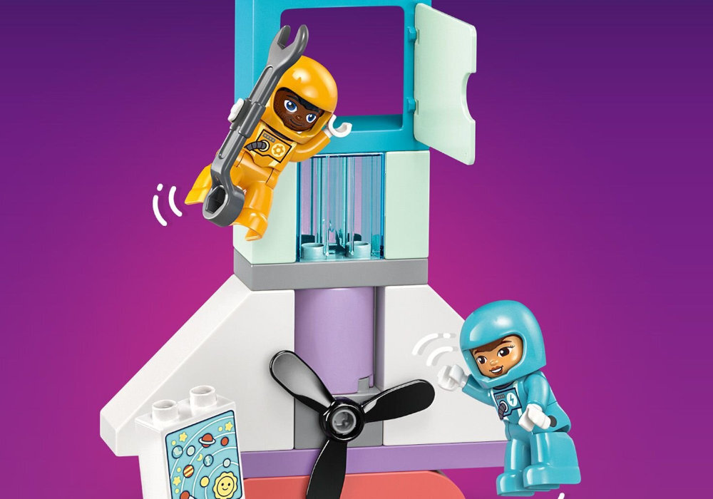 LEGO 10422 DUPLO Przygoda w promie kosmicznym 3w1 zabawa edukacja rozwój wyposażenie kreatywność