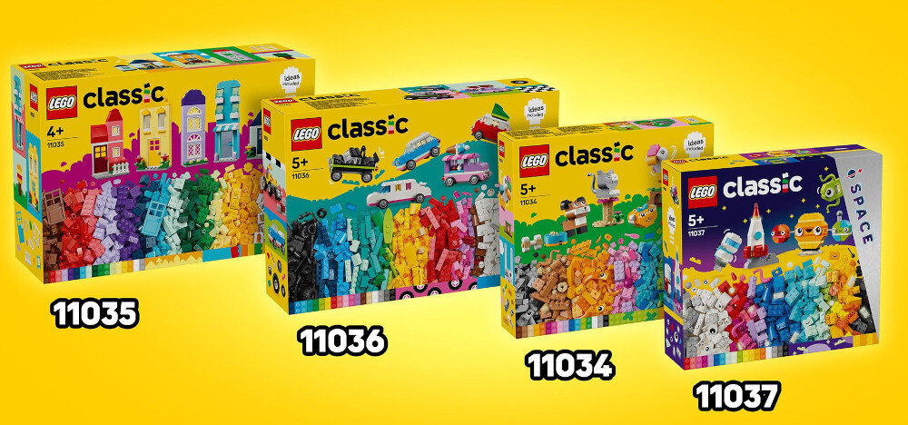 KLOCKI LEGO CLASSIC KREATYWNE DOMY 11035 łączenie zestawów