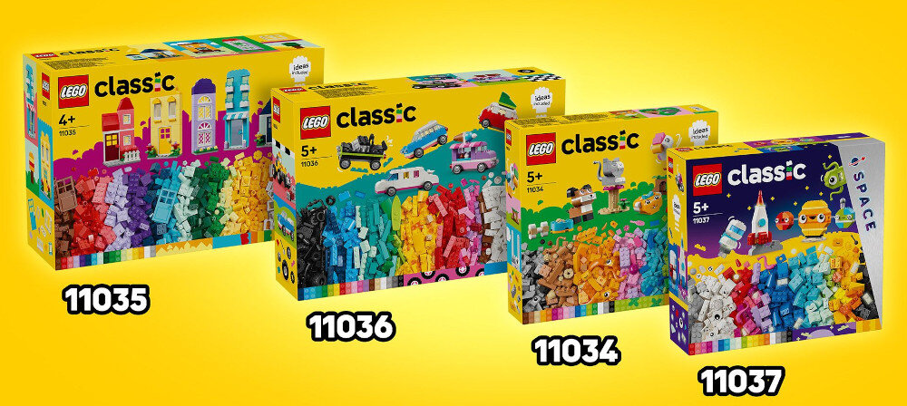 KLOCKI LEGO CLASSIC KREATYWNE PLANETY 11037 łączenie zestawów