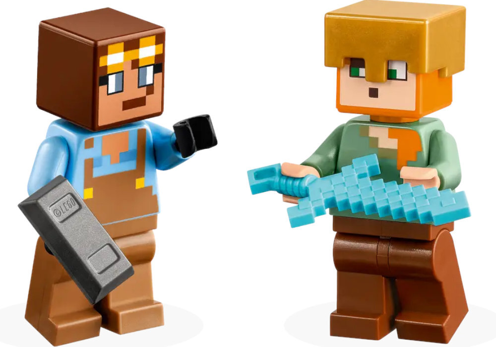 LEGO 21252 Minecraft Zbrojownia zabawa edukacja rozwój wyposażenie kreatywność