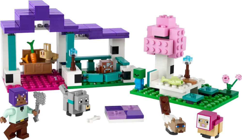 LEGO 21253 Minecraft Rezerwat zwierząt zabawa edukacja rozwój wyposażenie kreatywność
