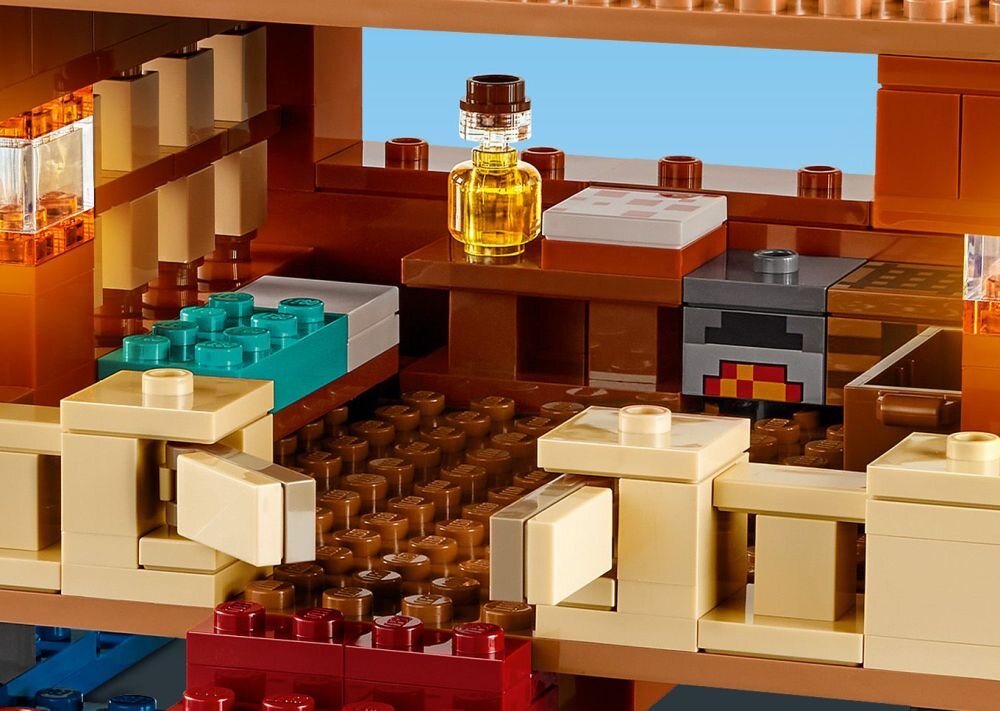 LEGO 21256 Minecraft Żabi domek    klocki elementy zabawa łączenie figurki akcesoria figurka zestaw 