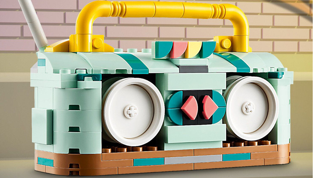KLOCKI LEGO CREATOR 3IN1 WROTKI W STYLU RETRO 31148 boombox