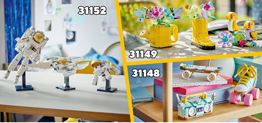 KLOCKI LEGO CREATOR 3IN1 DZIKIE ZWIERZĘTA Z SAFARI 31150 łączenie zestawów