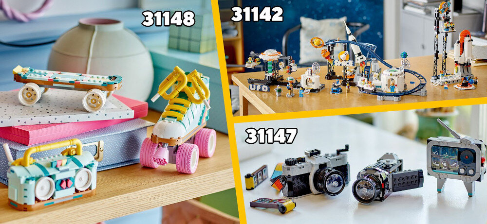 KLOCKI LEGO CREATOR 3IN1 ASTRONAUTA 31152 zestawy