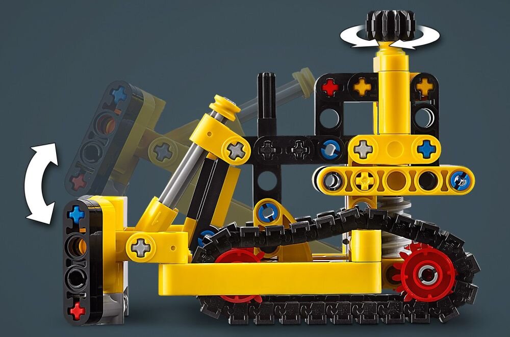 LEGO 42163 Technic Buldożer do zadań specjalnych  klocki elementy zabawa łączenie figurki akcesoria figurka zestaw 