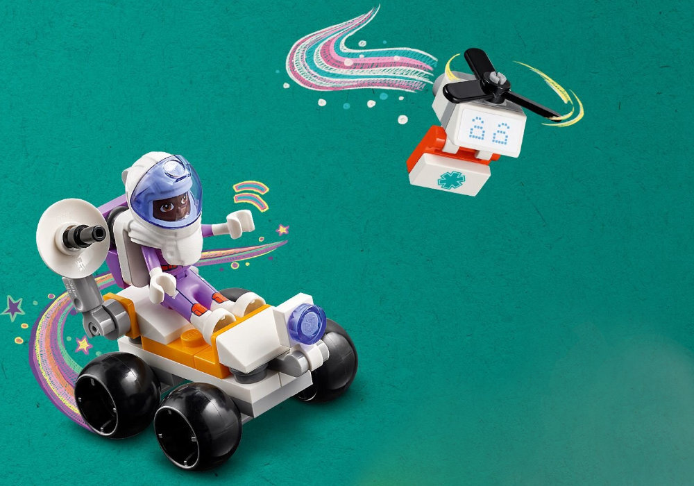 LEGO 42605 Friends Stacja kosmiczna i rakieta zabawa edukacja rozwój wyposażenie kreatywność