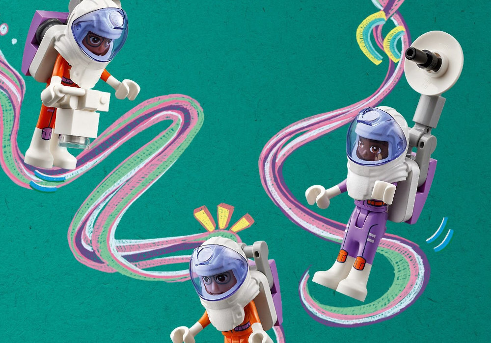 LEGO 42605 Friends Stacja kosmiczna i rakieta zabawa edukacja rozwój wyposażenie kreatywność