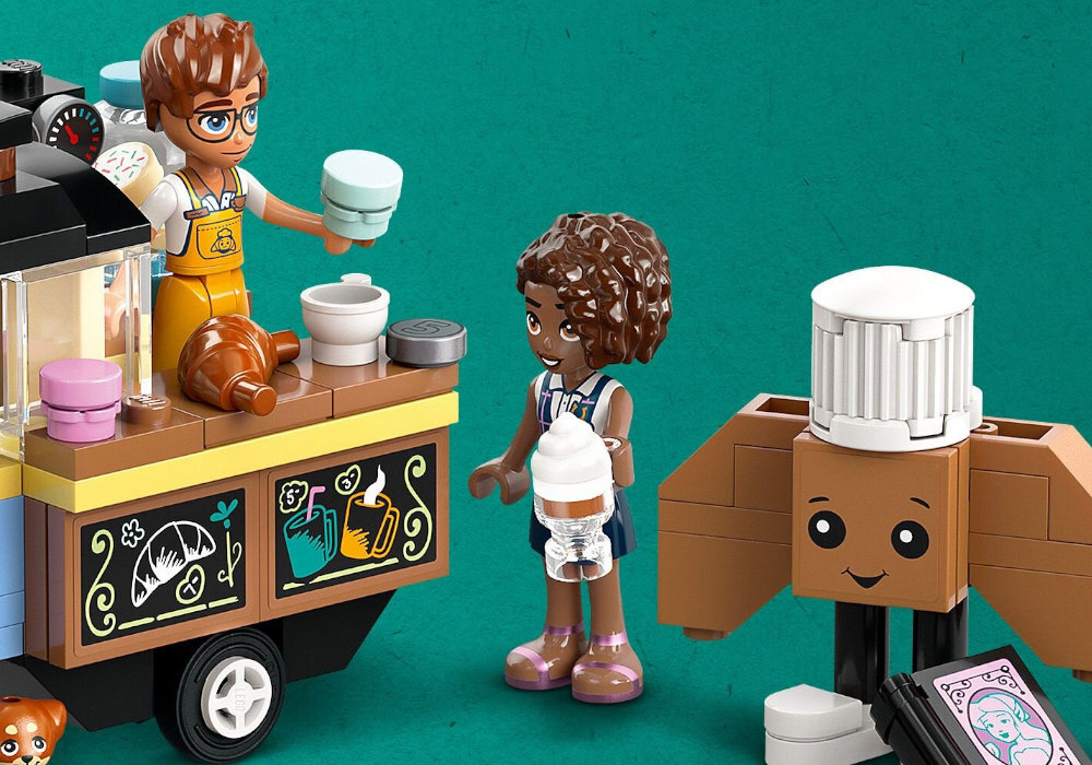 LEGO 42606 Friends Mobilna piekarnia zabawa edukacja rozwój wyposażenie kreatywność