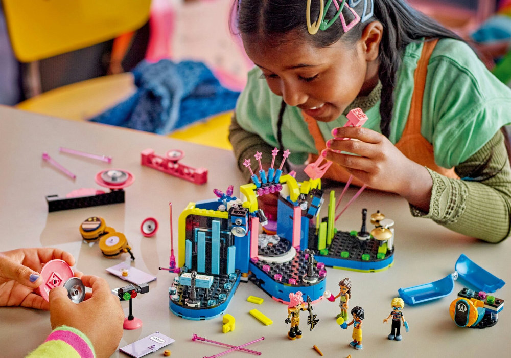 LEGO 42616 Friends Pokaz talentów muzycznych w Heartlake zabawa edukacja rozwój wyposażenie kreatywność