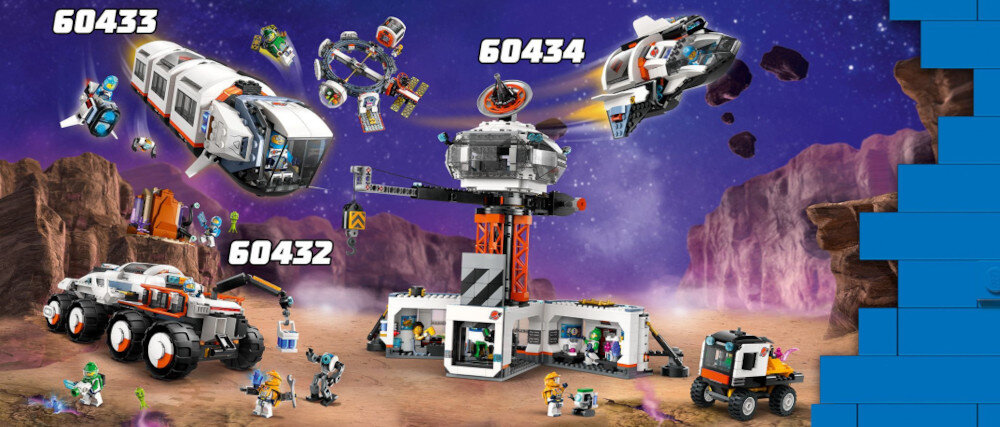 KLOCKI LEGO CITY MODUŁOWA STACJA KOSMICZNA 60433 łączenie zestawów