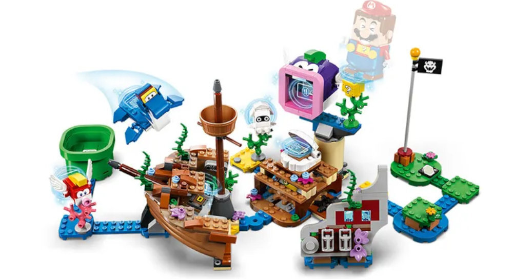 LEGO 71432 Super Mario Przygoda Dorriego we wraku - zestaw rozszerzający zabawa edukacja rozwój wyposażenie kreatywność